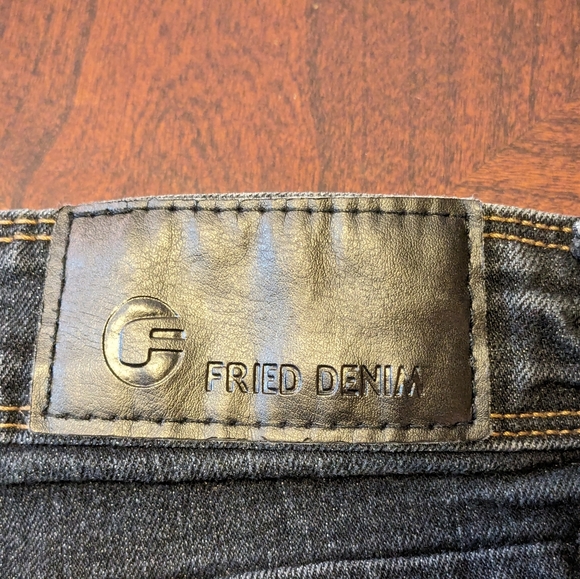 Fried Denim - 36X32 Slim - Black Denim Jeans - Picture 7 of 15